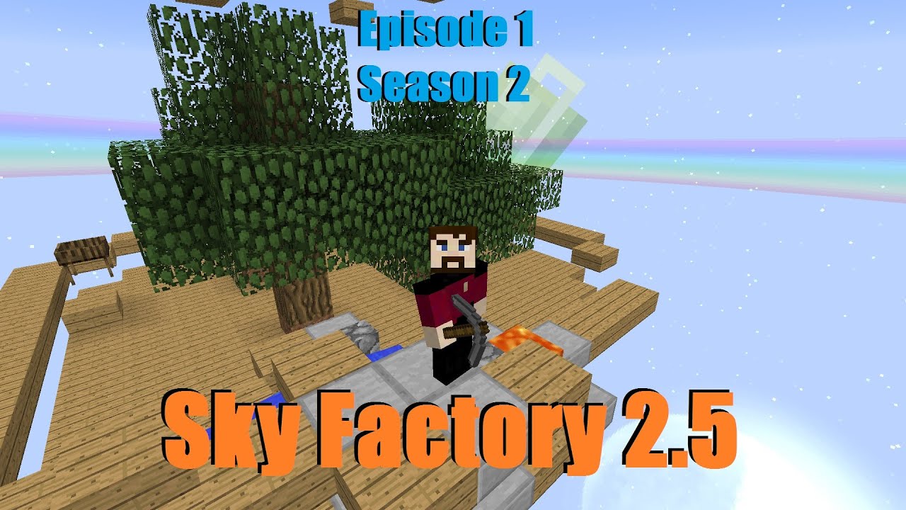 Sky Factory Season 2 Ep 1: Cobblestone - YouTube