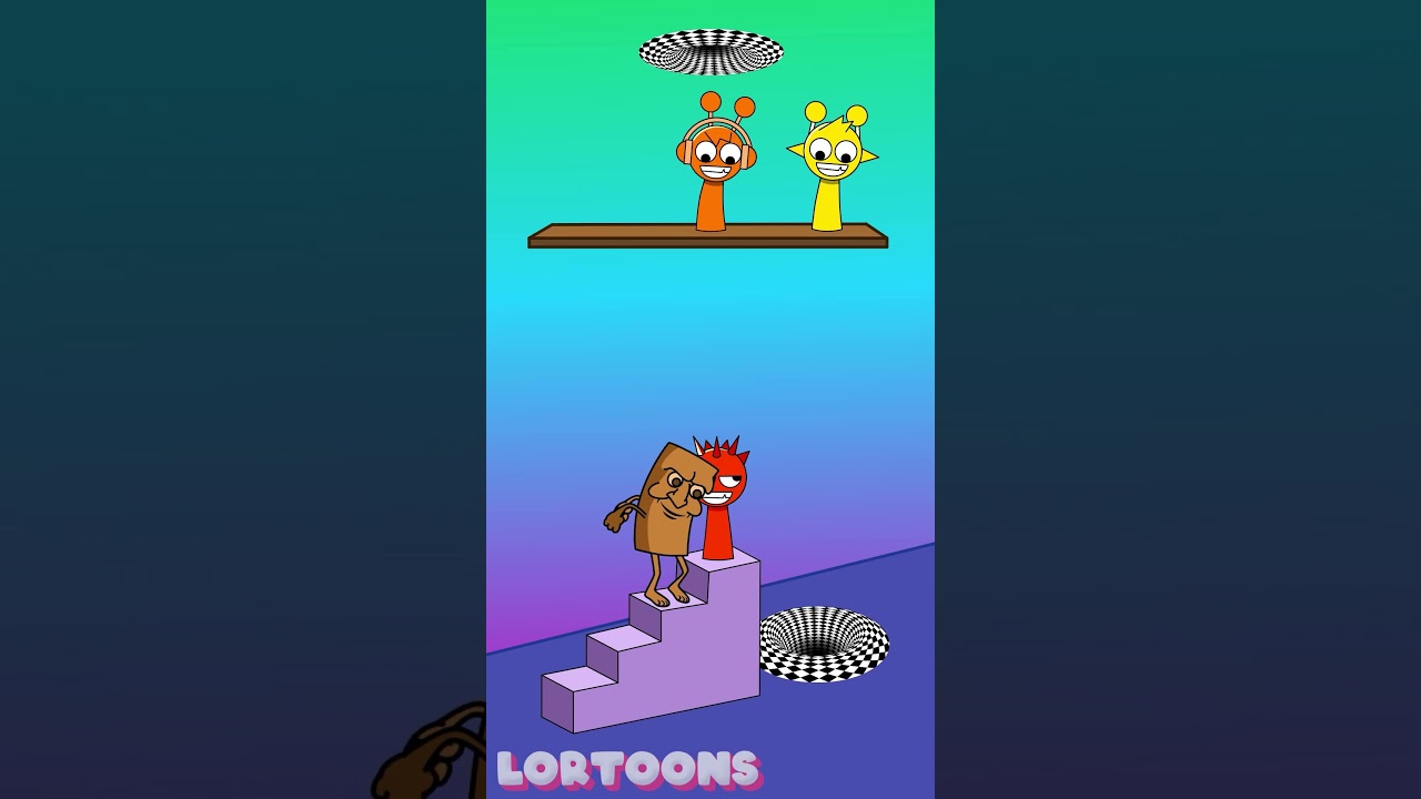 POV Tung Tung Tung Sahur wanted to experience a new teleporter  But guess what happened Sprunki