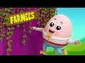 Humpty Dumpty Sat On A Wall Nursery Rhyme Songs For Kids Video For Children by Farmees S02E235