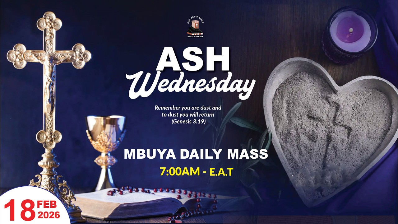 ASH WEDNESDAY  || Daily TV Mass,  18th February, 2026