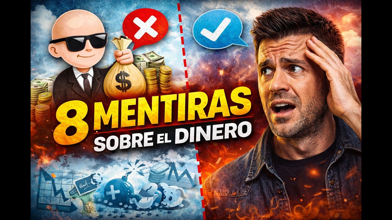 8 mentiras sobre el dinero que te mantienen pobre - YouTube