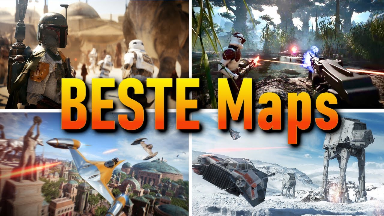 Die BESTEN Maps in Galaktischer Angriff | Star Wars Battlefront 2 deutsch