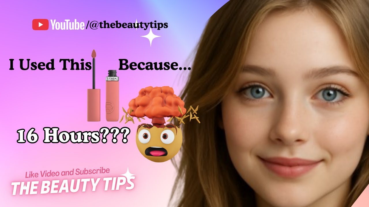 16 HOURS?! This Lipstick Didn’t Budge… SHOCKING Results L’Oreal 210 Tropical Vacay Review