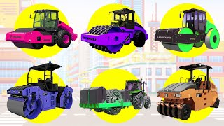 Macam macam alat berat pemadatan:vibratory roller tamping roller three wheel roller tandem roller