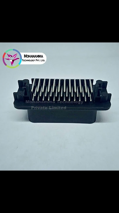 Male 35 pole connector TE Connectivity | #mohanammatechnology #connectors #automobile #automotive
