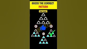 Guess The Correct Pattern 😵‍💫 | Test Your IQ | #shorts