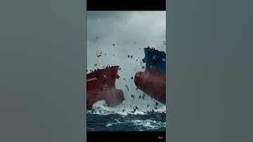 Cargo Ships Collide Due to Human Error in Radar Usage 🚢💥