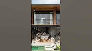 Modern Industrial Tropical House Design #tropicalarchitecture