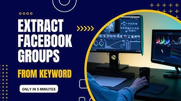 Extract facebook groups from keywords