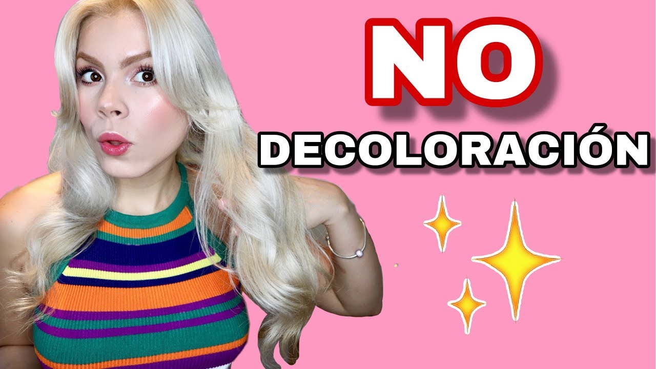 Como PINTAR el CABELLO RUBIO | Maina