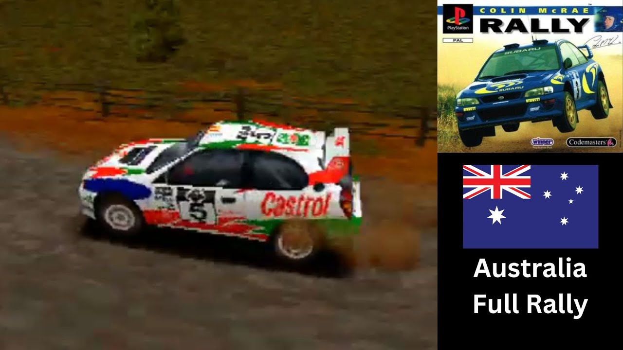 Australia Rally - Colin McRae Rally (1998, PS1) No Commentary Gameplay ...