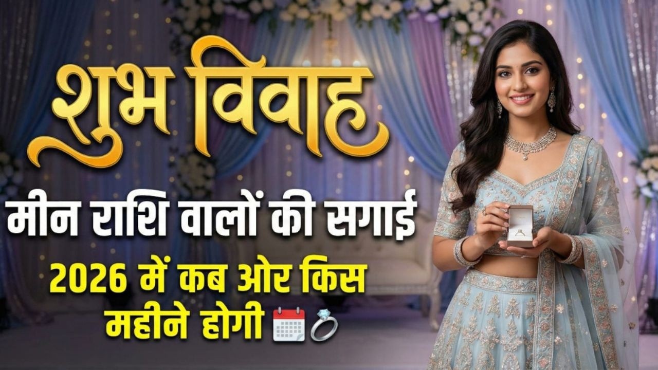 Meen Rashi Vivah Yog 2026 | मीन राशि की कब और किससे शादी होगी | Meen Rashifal 2026 | #wedding
