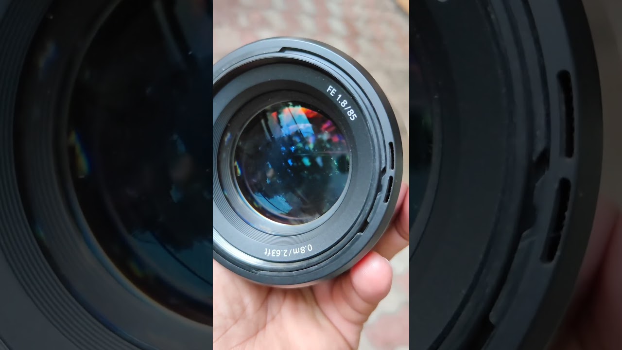 Sony portrait lens 85mm f1.8 bokeh 