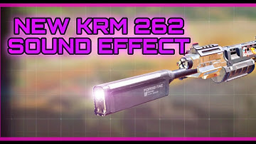 The new KRM 262 Sound Effect will make you play more aggressive!!!