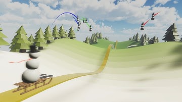 I combined Line Rider with MIDI Visualization | VSQ performs Sia ‘Snowman’