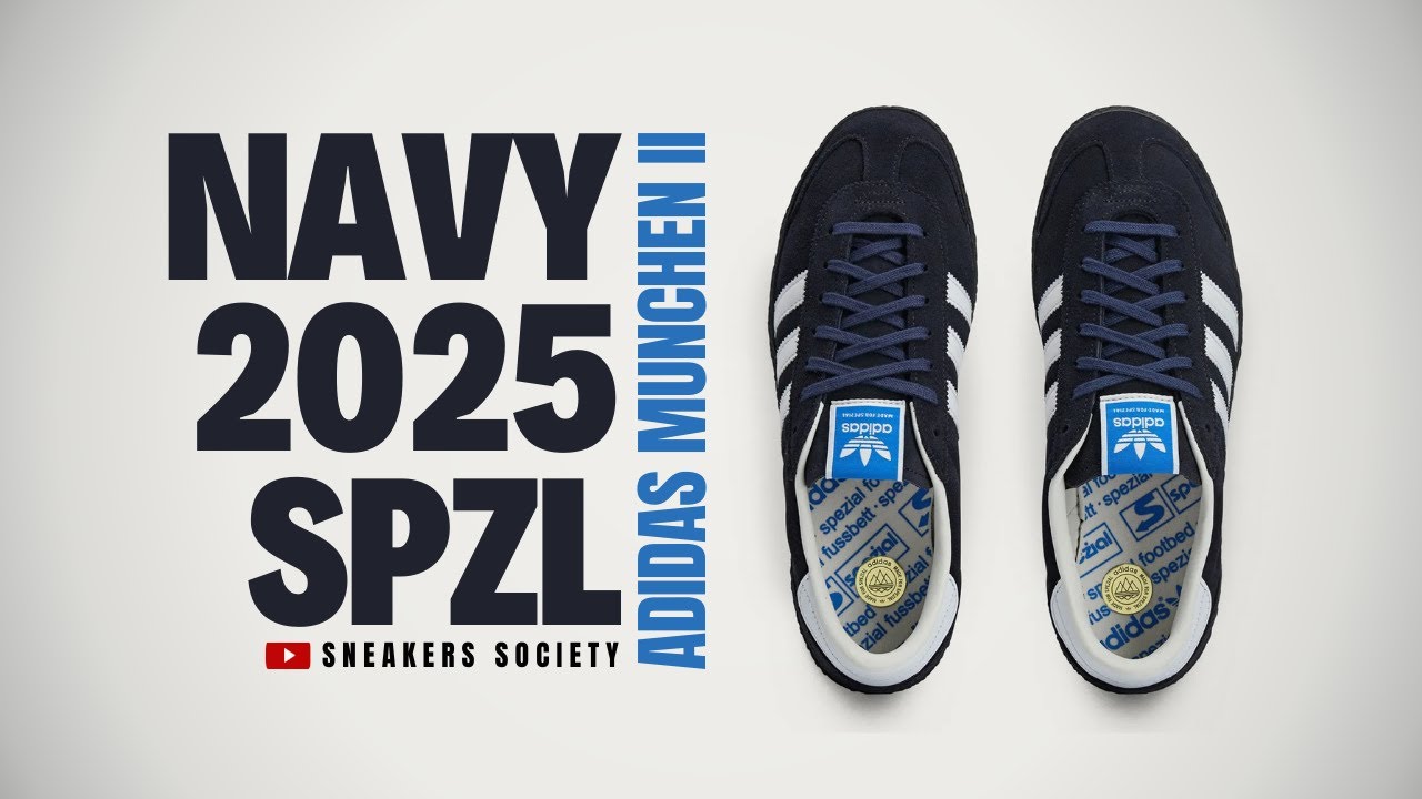 NAVY 2025 adidas Munchen II SPZL | DETAILED LOOK + PRICE - YouTube