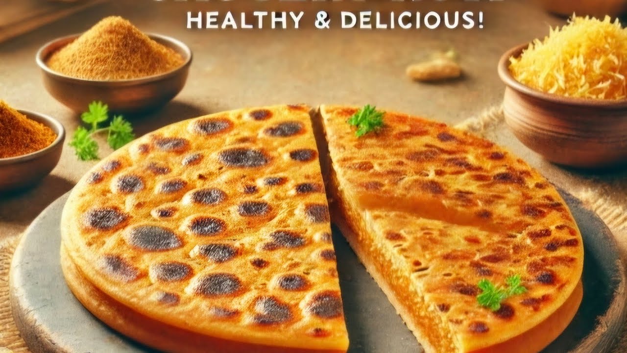 winter special jaggery roti with dry ginger for your good health.सेहत ...