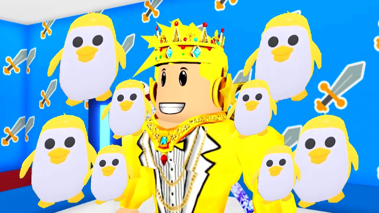 rodny roblox adopt me pinguino dorado