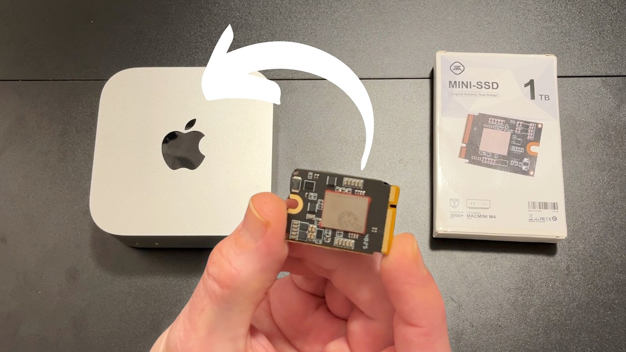 Mac Mini M4 Storage Upgrade - SSD Install - Ultimate How to Guide with ...
