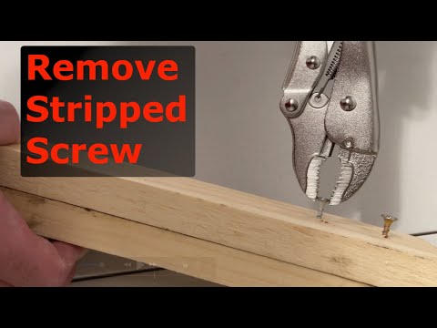 How To Use Pliers To Remove Screw