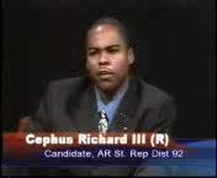 Cephus Richard v Lindsley Smith Debate for AR Dist...