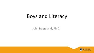 Boys and Literacy