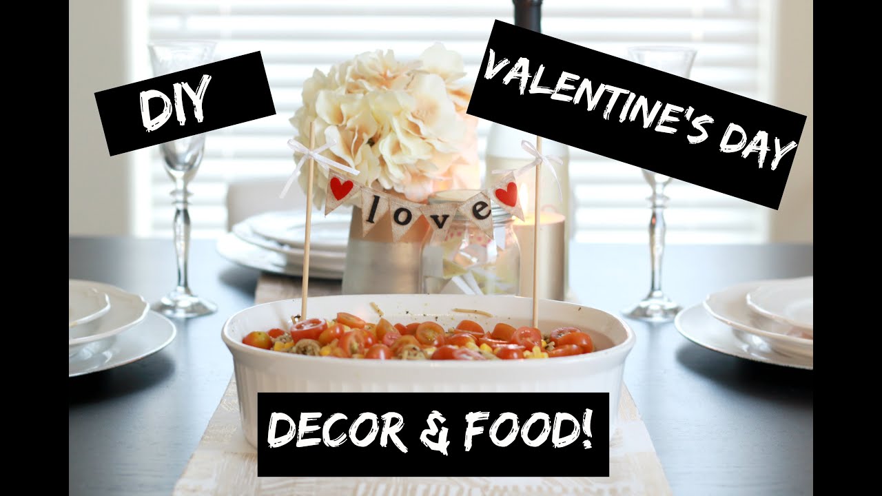 DIY Valentine's Day Decor + A Healthy Valentine's Day Dinner || Collab