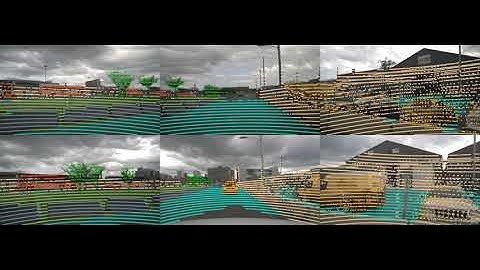 nuScenes-lidarseg dataset - scene 0763