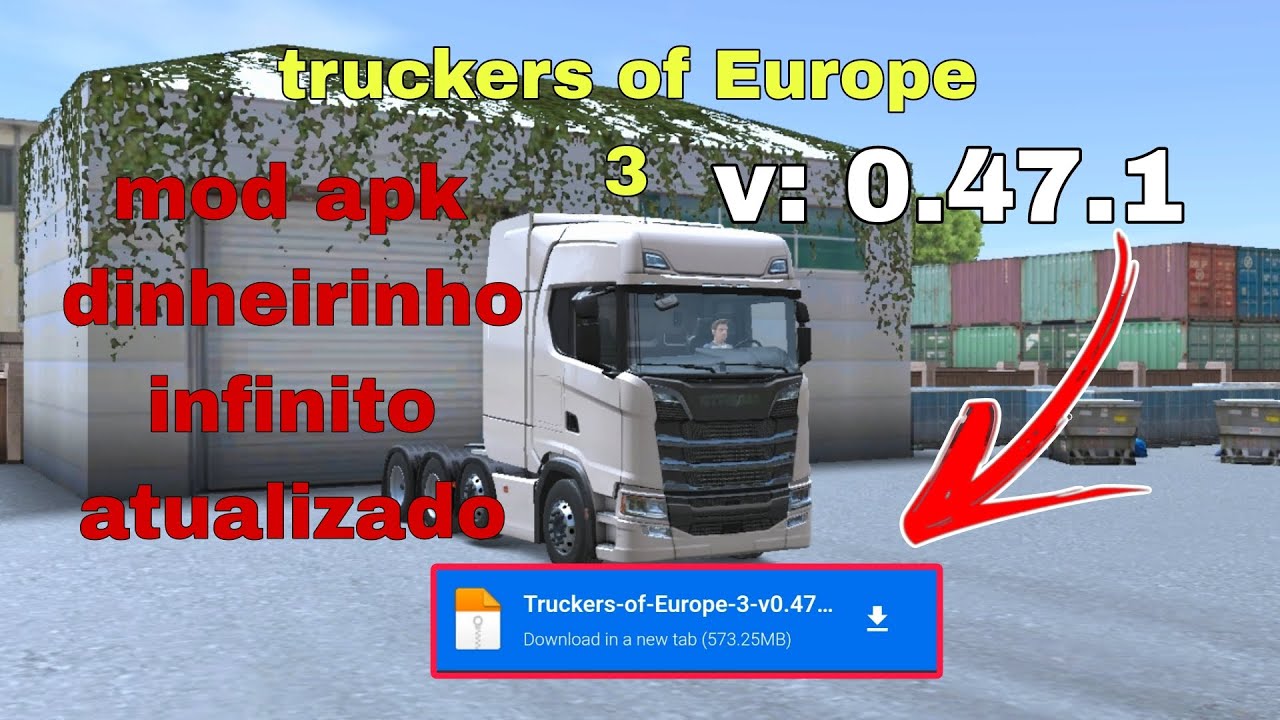 saiuu!! Mod apk dinheiro infinito atualizado truckrs of Europe 3