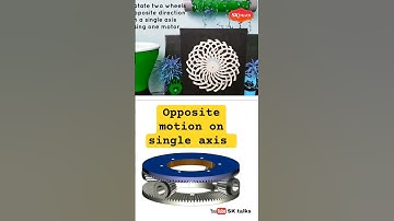 opposite motion on single axis . #cad #pump#design #solidworks #engineering #autocad