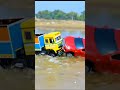 🚜😱 Real Working Mini Tractor Making Cement Pillar with Bricks #shorts #youtubeshorts