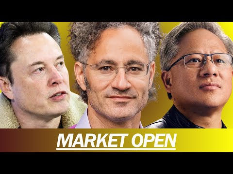 WALL STREET JOURNAL HITS PALANTIR, PAYPAL UP 3%, BITCOIN STRUGGLING | MARKET OPEN Episode cover