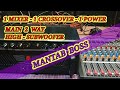 cara sambung mixer Crossover dan satu power subwoofer #SUBWOOFER  #tutorial