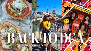 SURPRISE DISNEY RETURN (KIND OF): DCA Girls' Night + Magic Key Terrace Dinner | Vlog 605