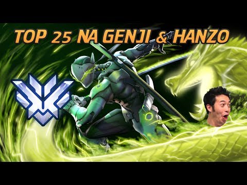 Top 25 NA Genji/Hanzo -- Improving Your Gameplay (Low Rank Alt)! !sponsor