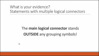 Logic Lesson 7: Conjunctions and Symbolizing Statements with Multiple Logical Connectors