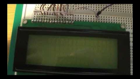 Arduino Mega 20x4 LCD 8-bit mode
