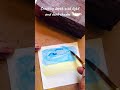 Watercolour scenery painting 🖼️ #trending