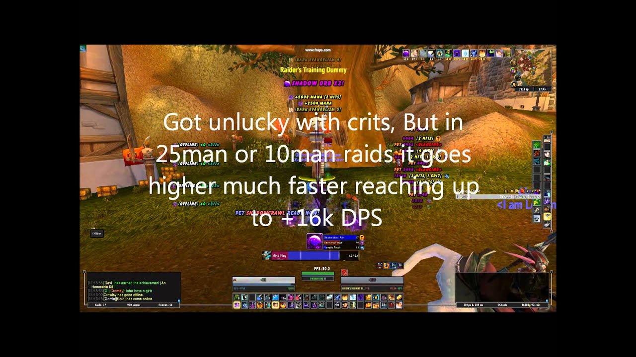 Wow Rotation Raids Shadow priest rotation ( Raid wise ) Cataclysm - YouTube