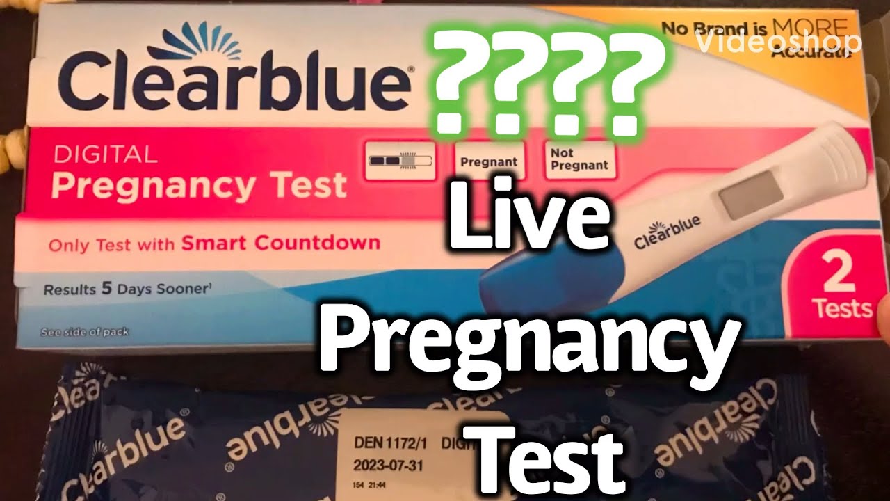 Live Pregnancy Test - Clearblue