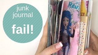 Junk Journal Fail! Travelers Notebook DYI Insert