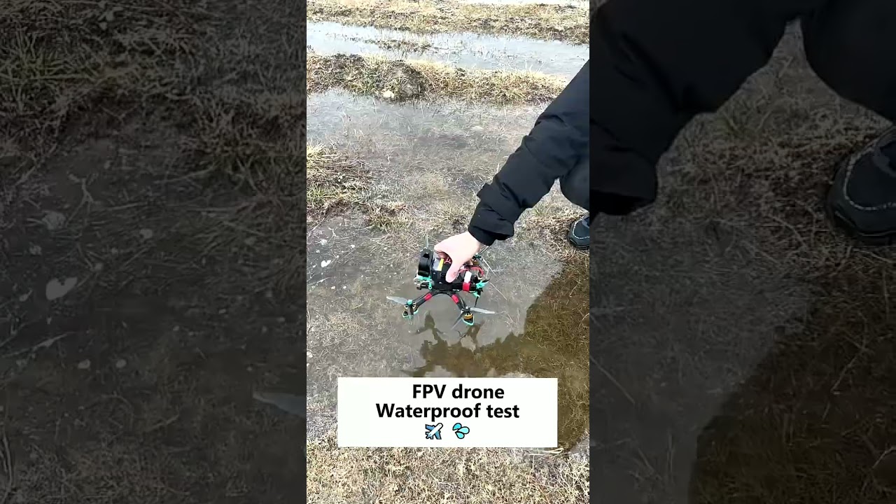 Is Your FPV Drone Waterproof? 🌧️ | Epic Drone Waterproof Test 🚁💦