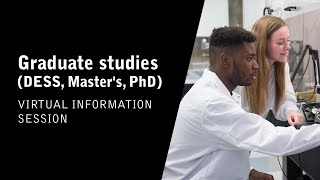 Virtual information session on graduate studies (DESS, Master's, PhD)