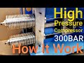 300 bar High Pressure PCP Compressor - Homemade  - part 2. - How it work.