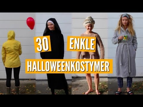 30 ENKLE HALLOWEENKOSTYMER ♡