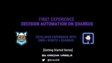 First experience with decision automation on Quarkus