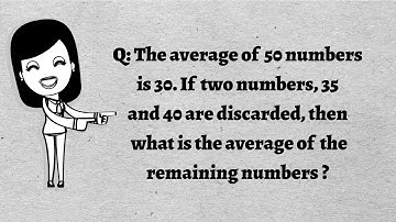 The average of 50 numbers is 30. If two numbers, 35 and 40 are discarded, then the average: