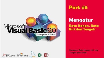 Part 6_Code Rata Kiri, Kanan, dan Tengah || Visual basic 6.0