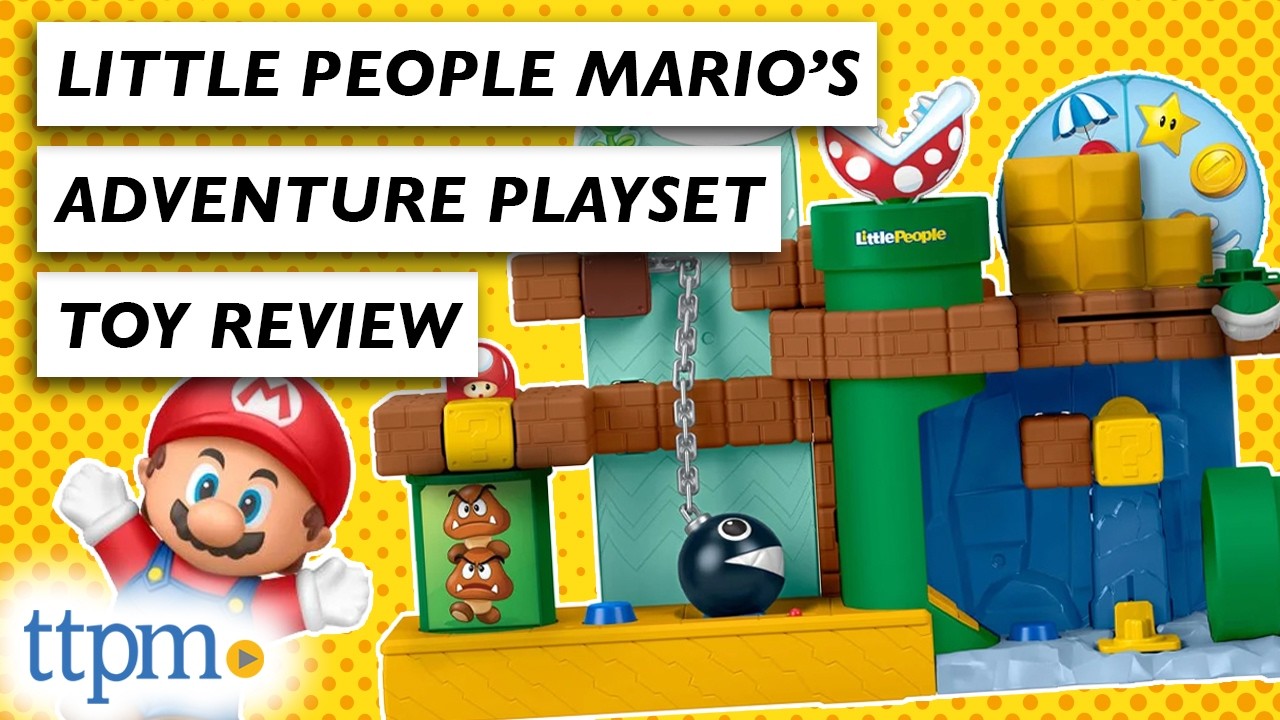 Power Up Little People with Super Mario's Adventure Playset!