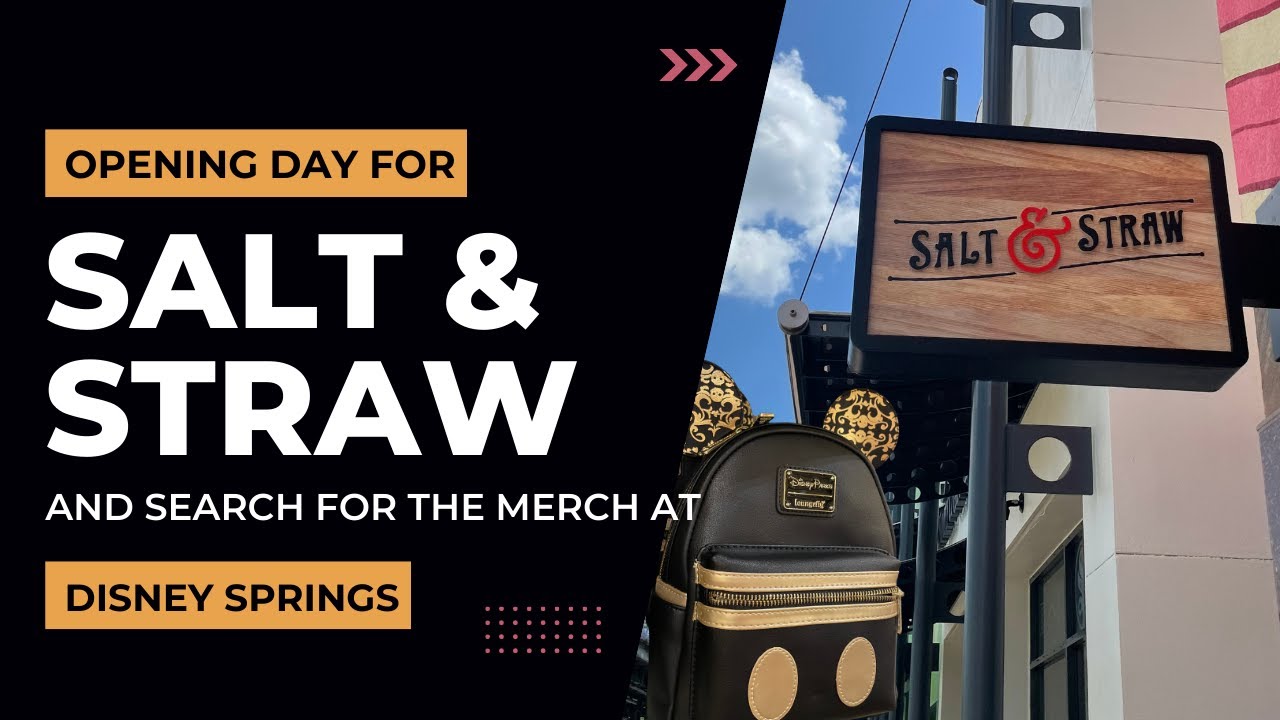 Salt and Straw Opening Day at Disney Springs Search for the Merch